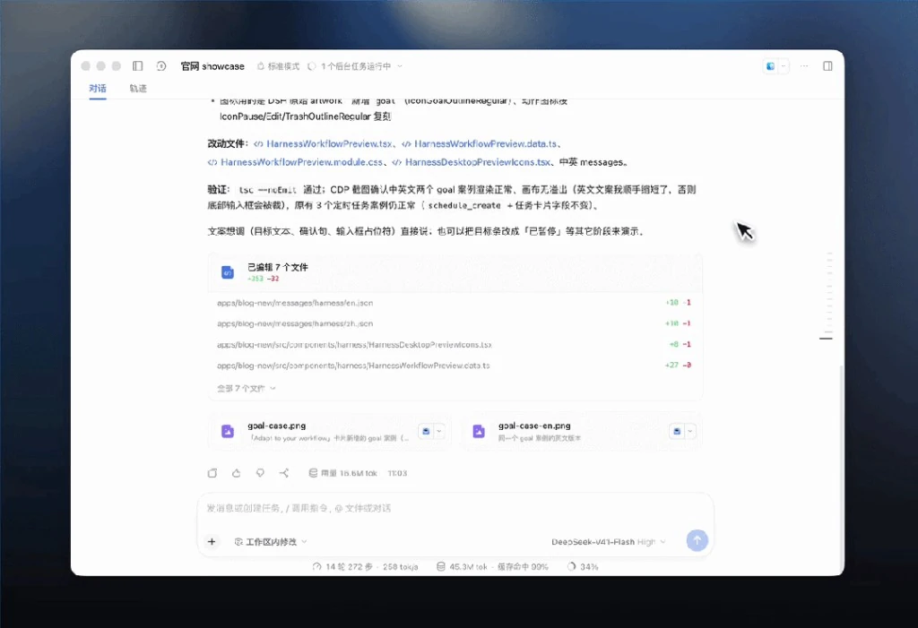 DeepSeek Harness 官方评测